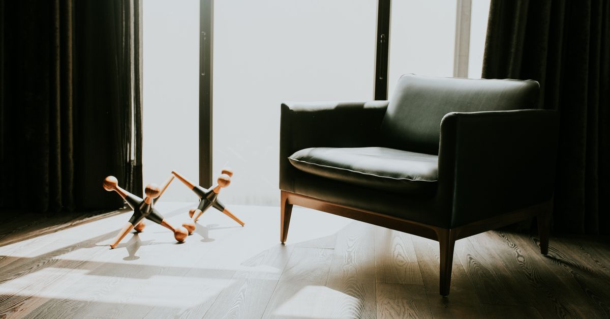 A modern living room with a