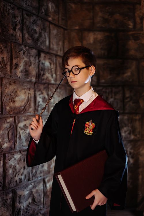 A Boy Wearing a Harry Potter Costume · Free Stock Photo
