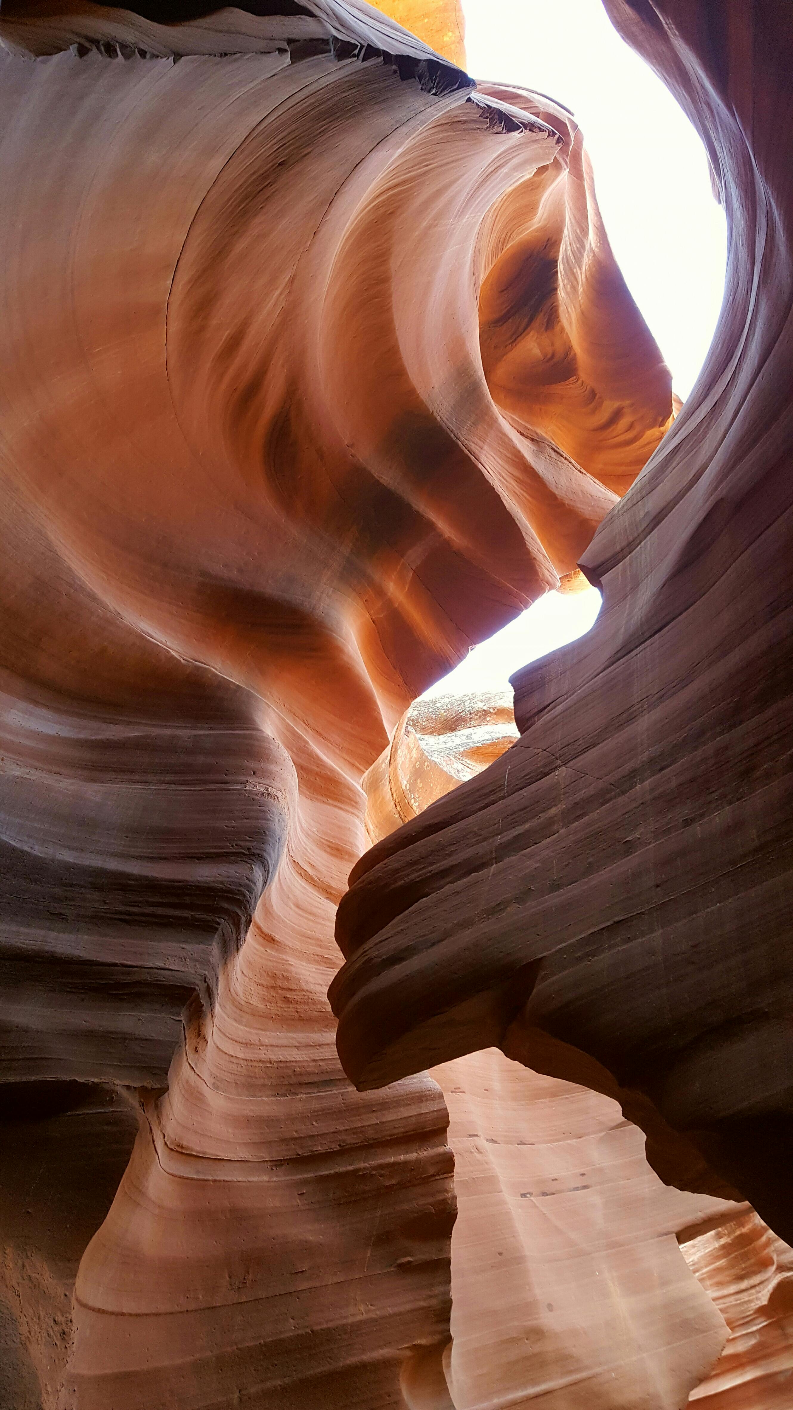 scenic view of antelope canyon