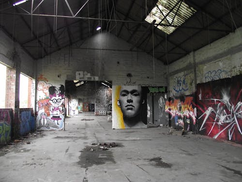 Free stock photo of abandoned building, graffiti, graffiti art Stock Photo