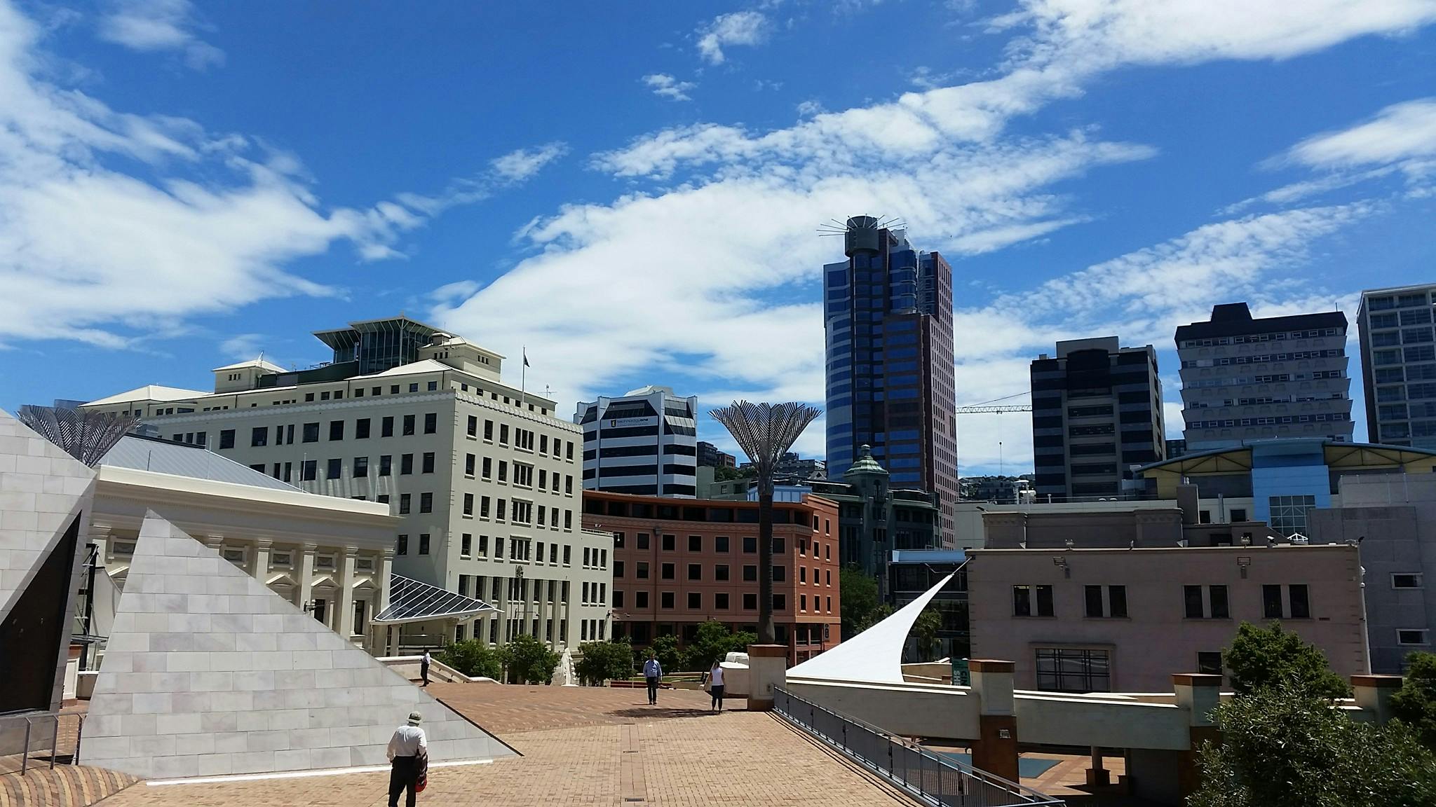 Free stock photo of blue sky, city, city center