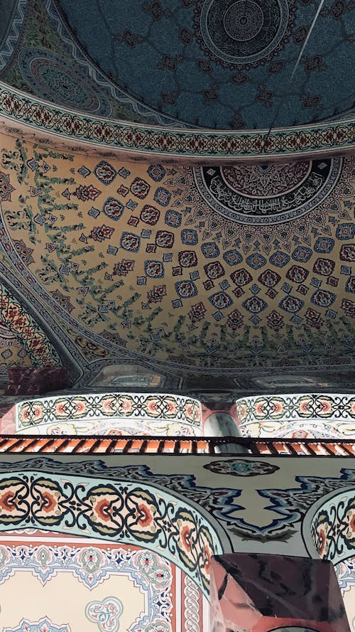 Artistic Paintings on  Domes Ceilings