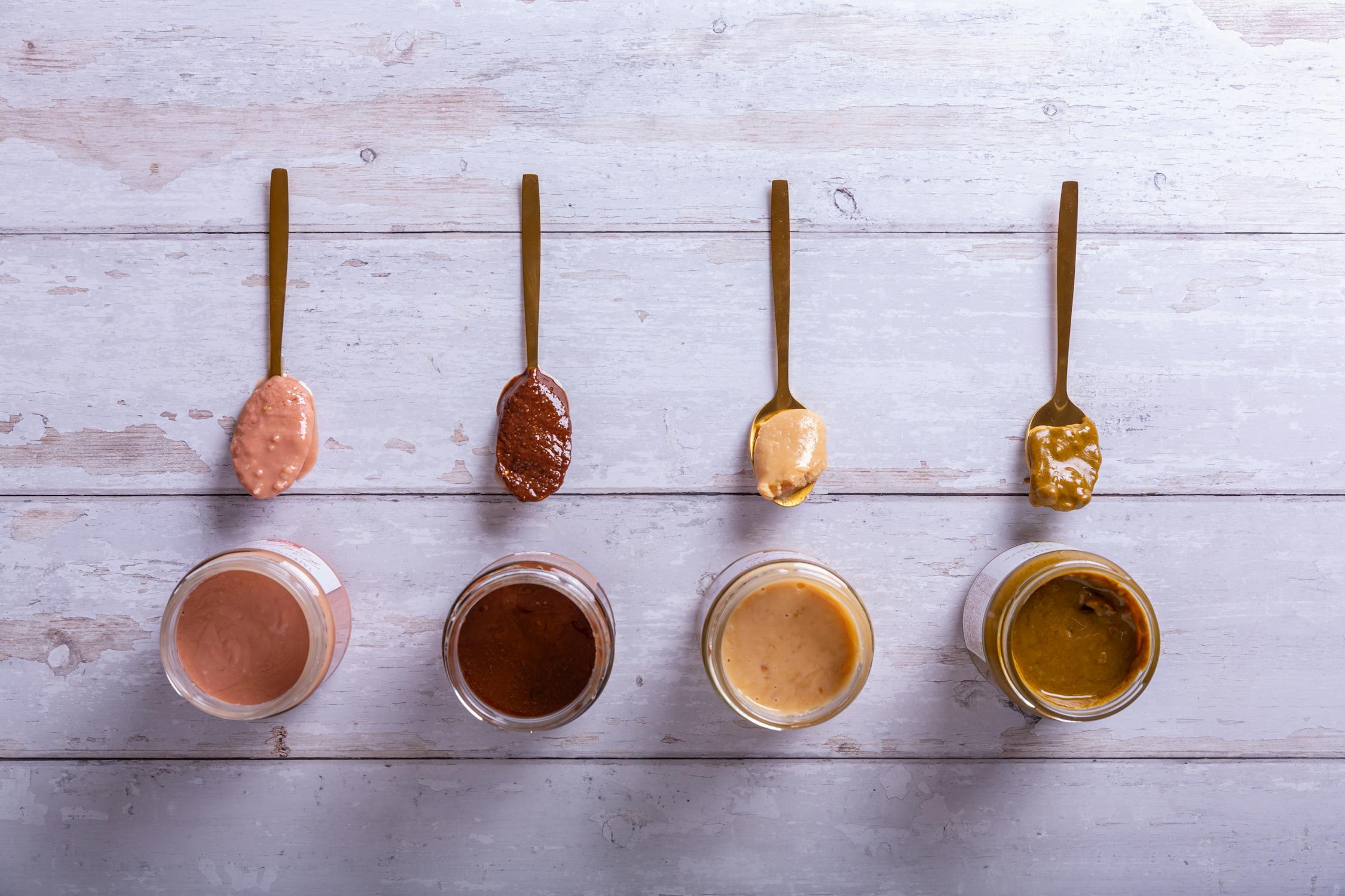 Assortment of nut butters