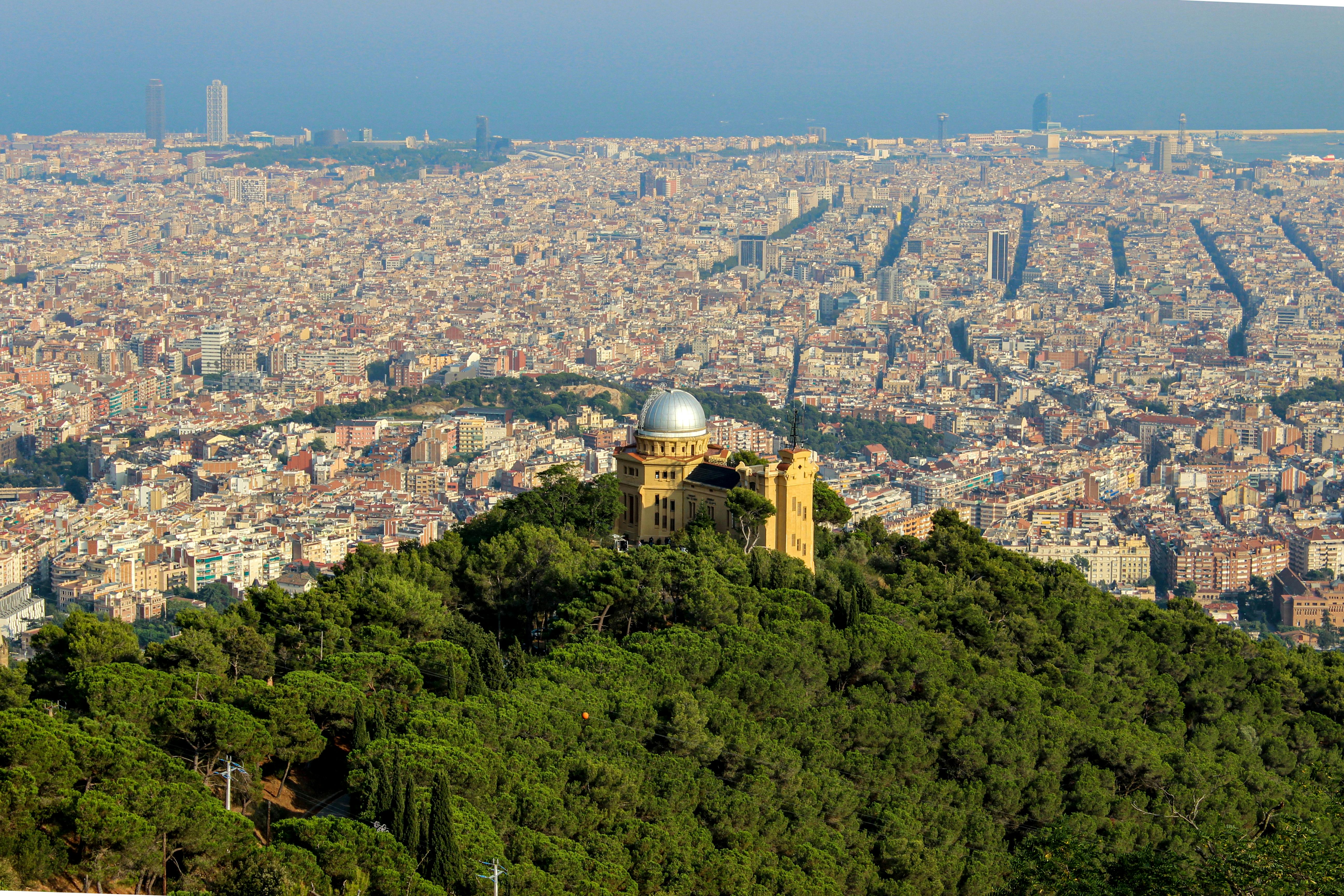 aerial view of a metropolitan area