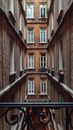 Brown Wooden Window on Brown Concrete Building