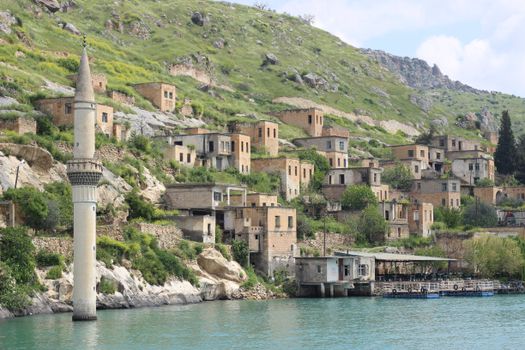 Halfeti flooded village day — Gaziantep
