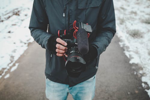 Man Holding Dslr Camera