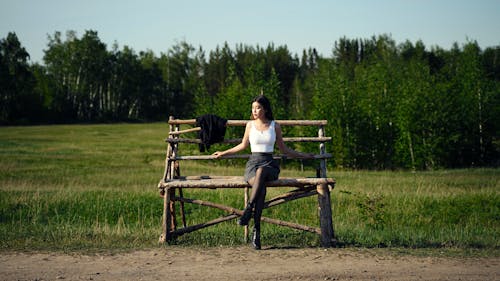 Photos gratuites de arbres, banc, bois