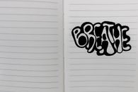 A Word Breath Written on a Notebook