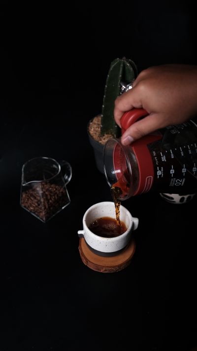 Pour-over coffee brewing setup, photo by Mochammad Algi on Pexels