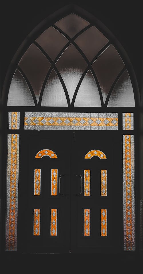 Doors with Stained Glass