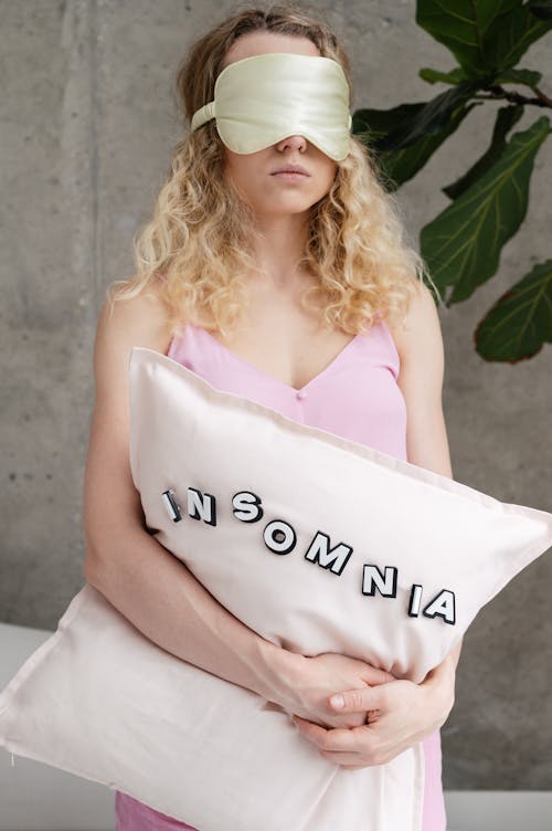 Free Woman in Pink Sleepwear Stock Photo
