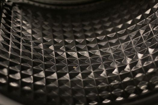 Black and White Round Textile