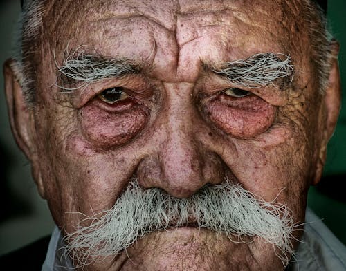 Free Elderly Man with Mustache Stock Photo
