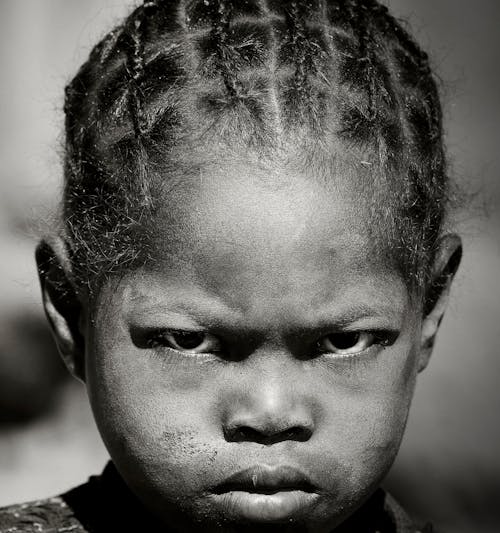 Child with Braided Hairstyle