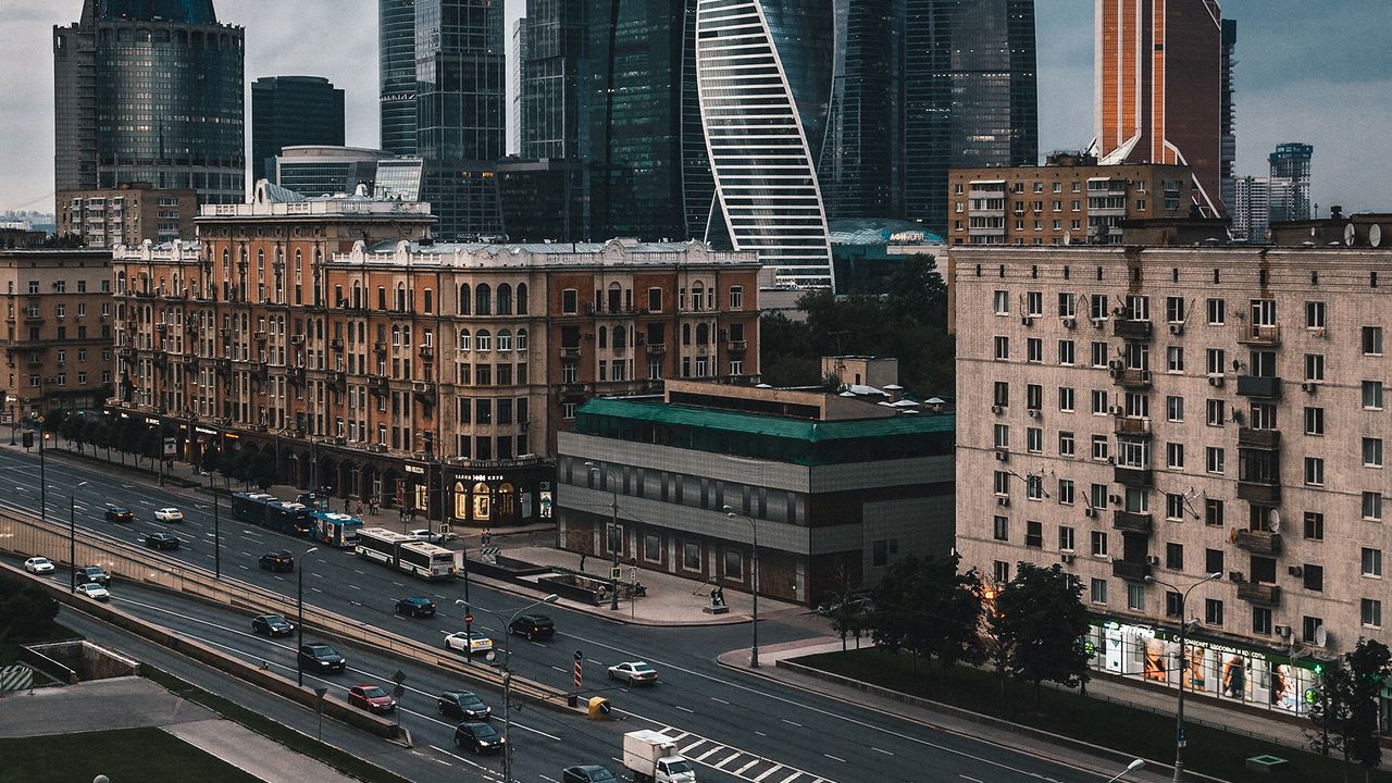 Moscow, Russia skyline