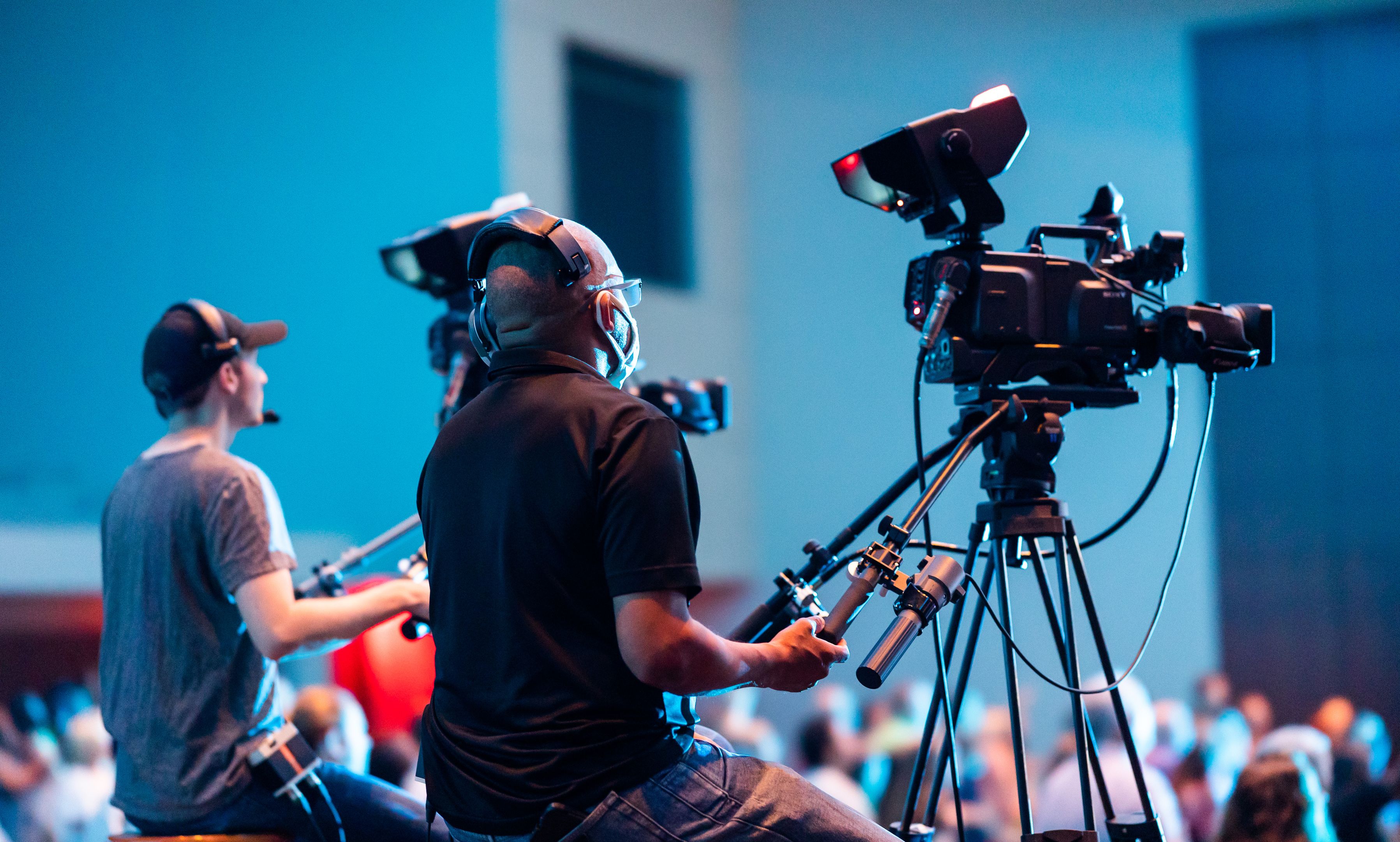 Go Live Australia production crew at work