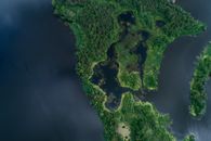 Green Island in Ocean