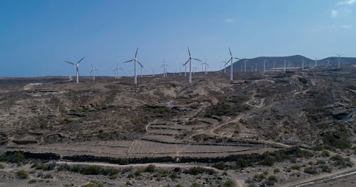 A Wind Farm in the Desert 