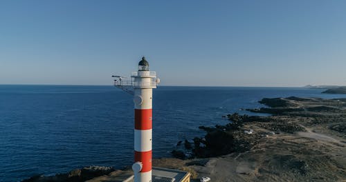 길 찾기, 드론으로 찍은 사진, 등대의 무료 스톡 사진