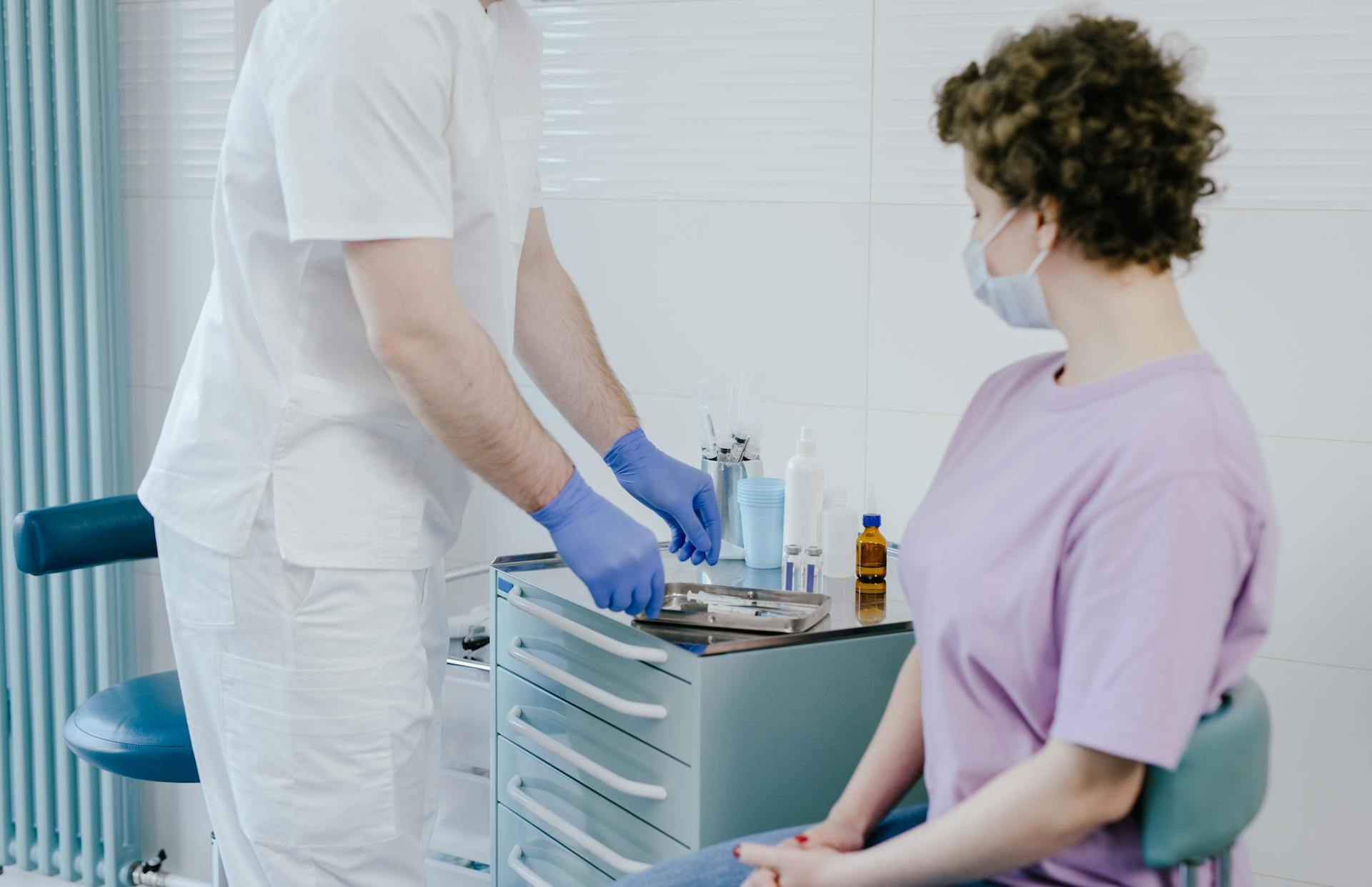 Doctor doing an Examination to his Patient