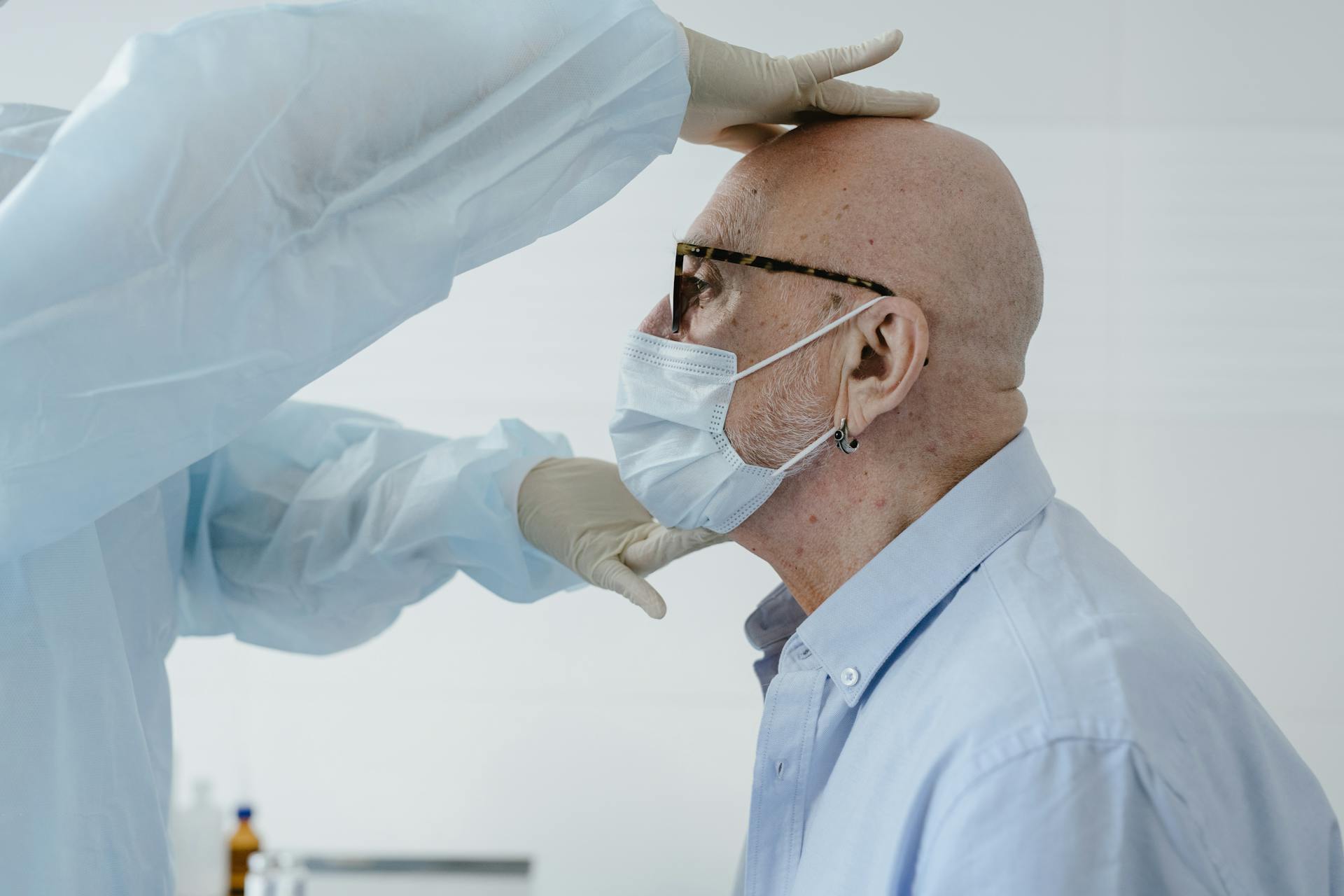 A Patient undergoing a Check Up