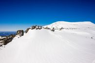 People Riding on Snow Ski on Snow Covered Field