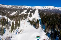 Green and Blue Snow Covered Mountain