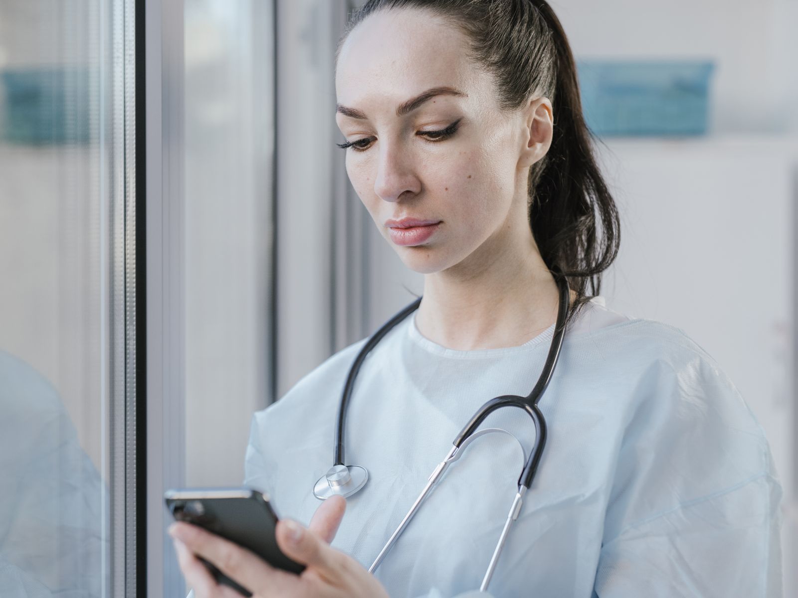 Doctors and clinical staff collaborating in a modern healthcare practice
