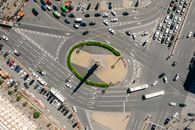 Aerial View of City Buildings