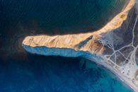 Aerial View of Blue Ocean Water