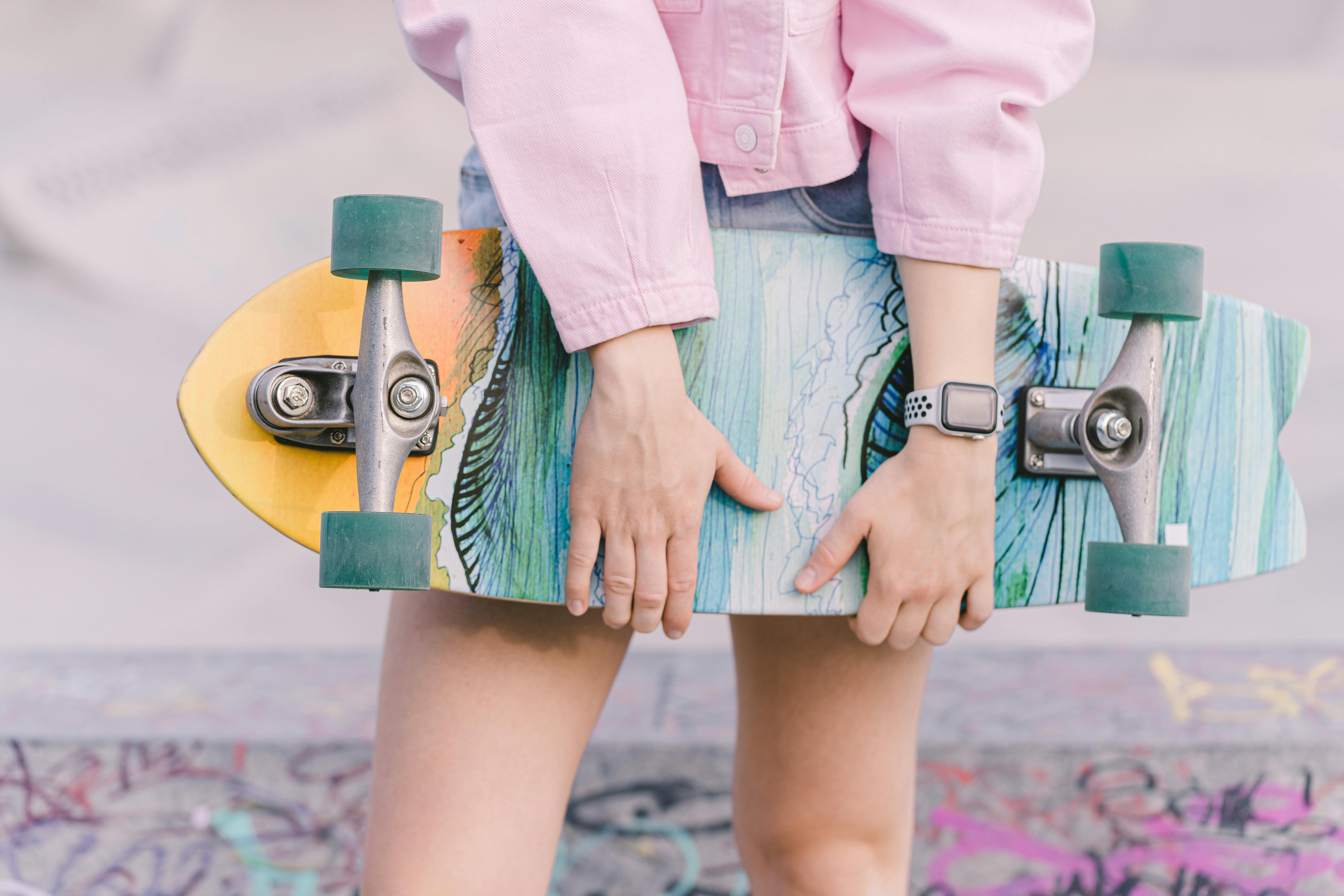 Trendy skater with skateboard - SHVETS production on Pexels