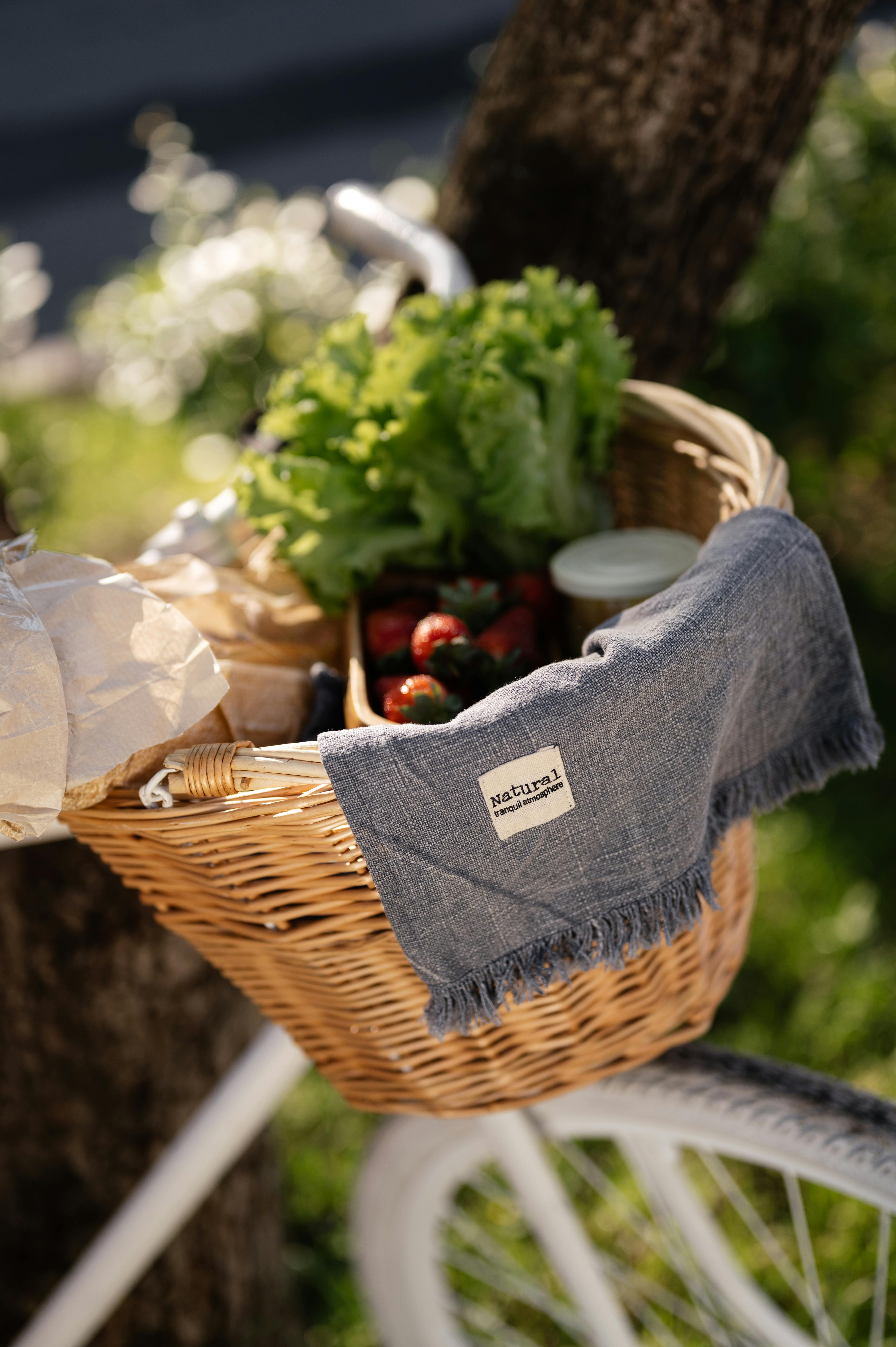 Close Up Photo of Bicycle Basket · Free Stock Photo