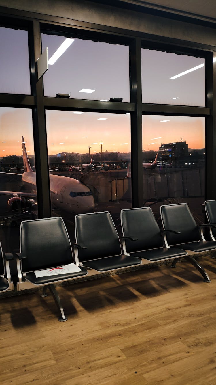 Empty Seats At An Airport