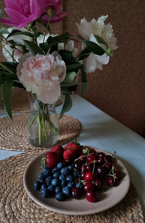 Fresh Fruits on a Plate