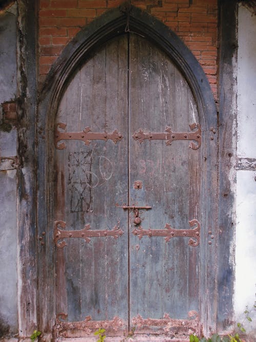 Free stock photo of church door, door, old door