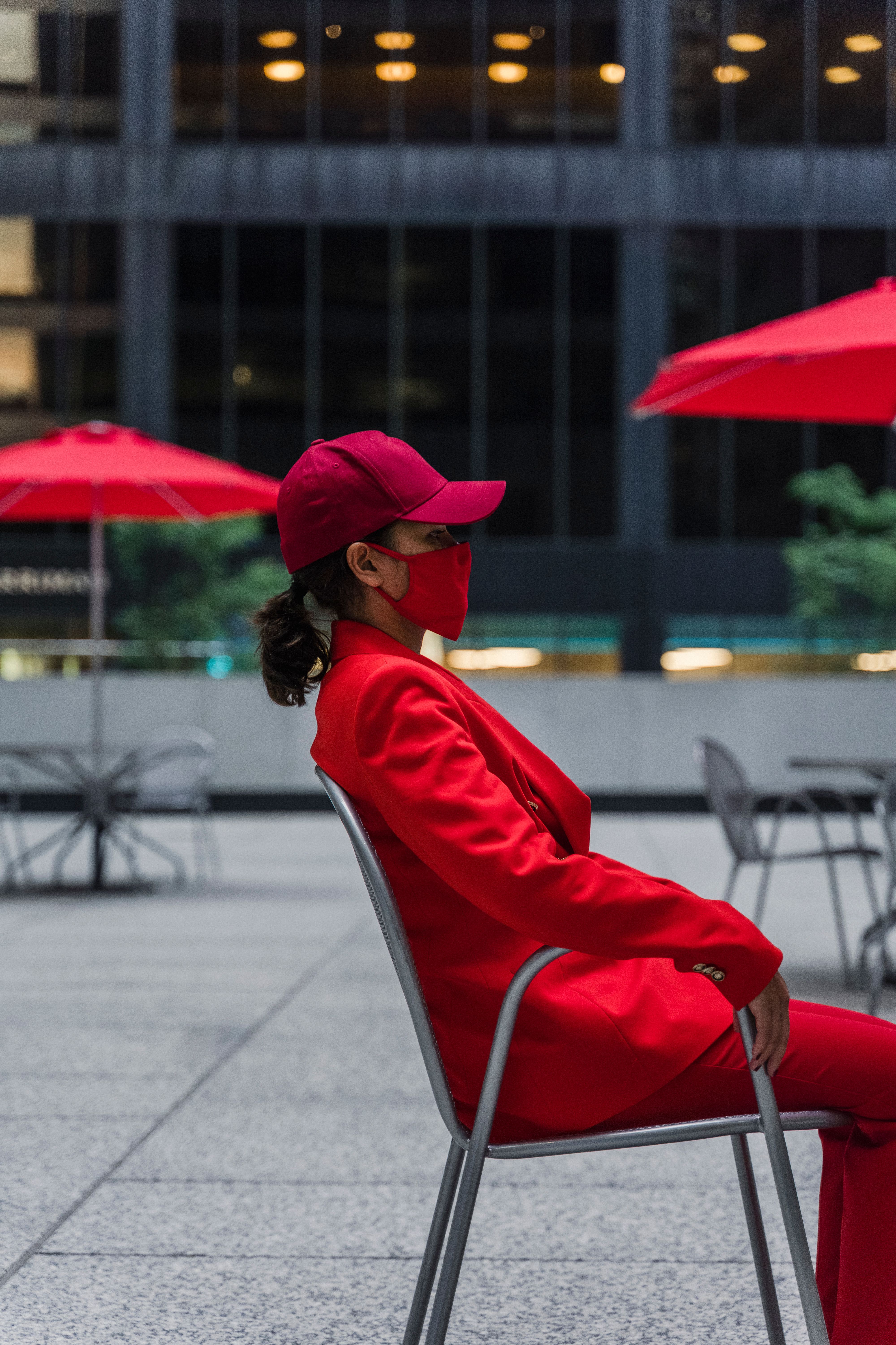 A Woman in Red Coat · Free Stock Photo