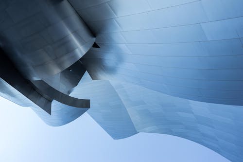 Бесплатное стоковое фото с Архитектурное проектирование, волна, голубое небо