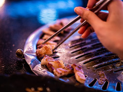 Ingyenes stockfotó grillezett hús, koreai bbq, koreai étel témában