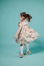 A Girl in Floral Dress