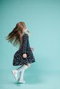 A Girl in Floral Dress