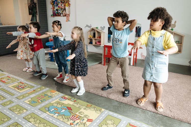 Children Having Fun Inside The Classroom