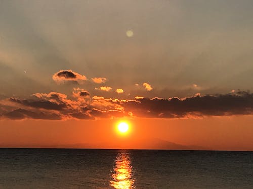 Kostnadsfri bild av solnedgång bakgrund, solnedgång färg, strand solnedgång