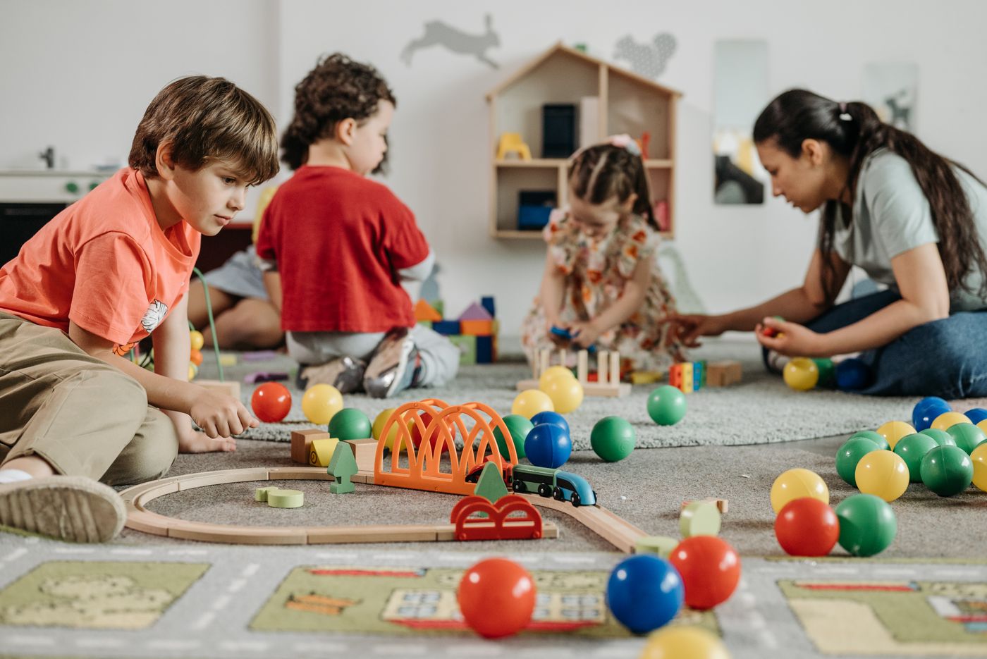 Children playing