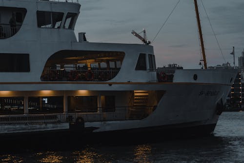 White and Brown Ship on Sea