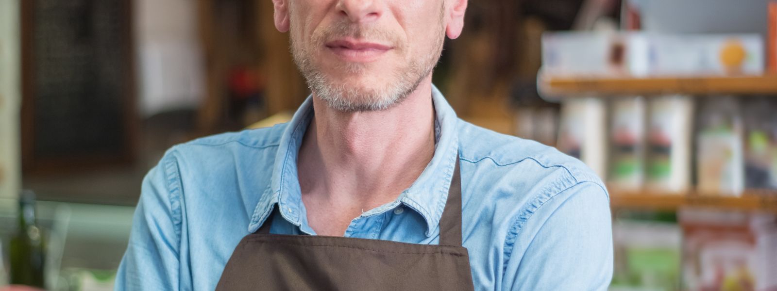 Confident business owner