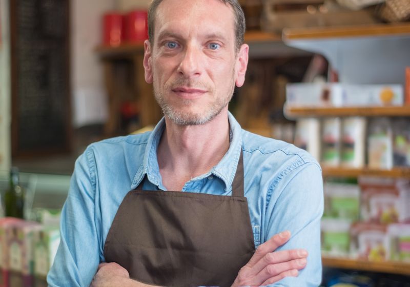 A small business owner