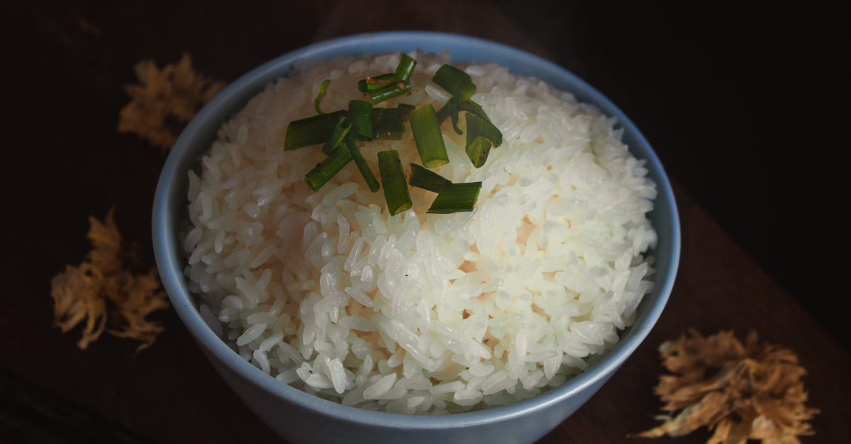 White Rice on Blue Ceramic Bowl · Free Stock Photo