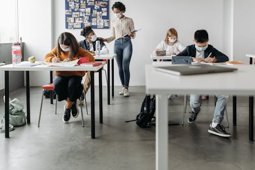 People Inside a Classroom