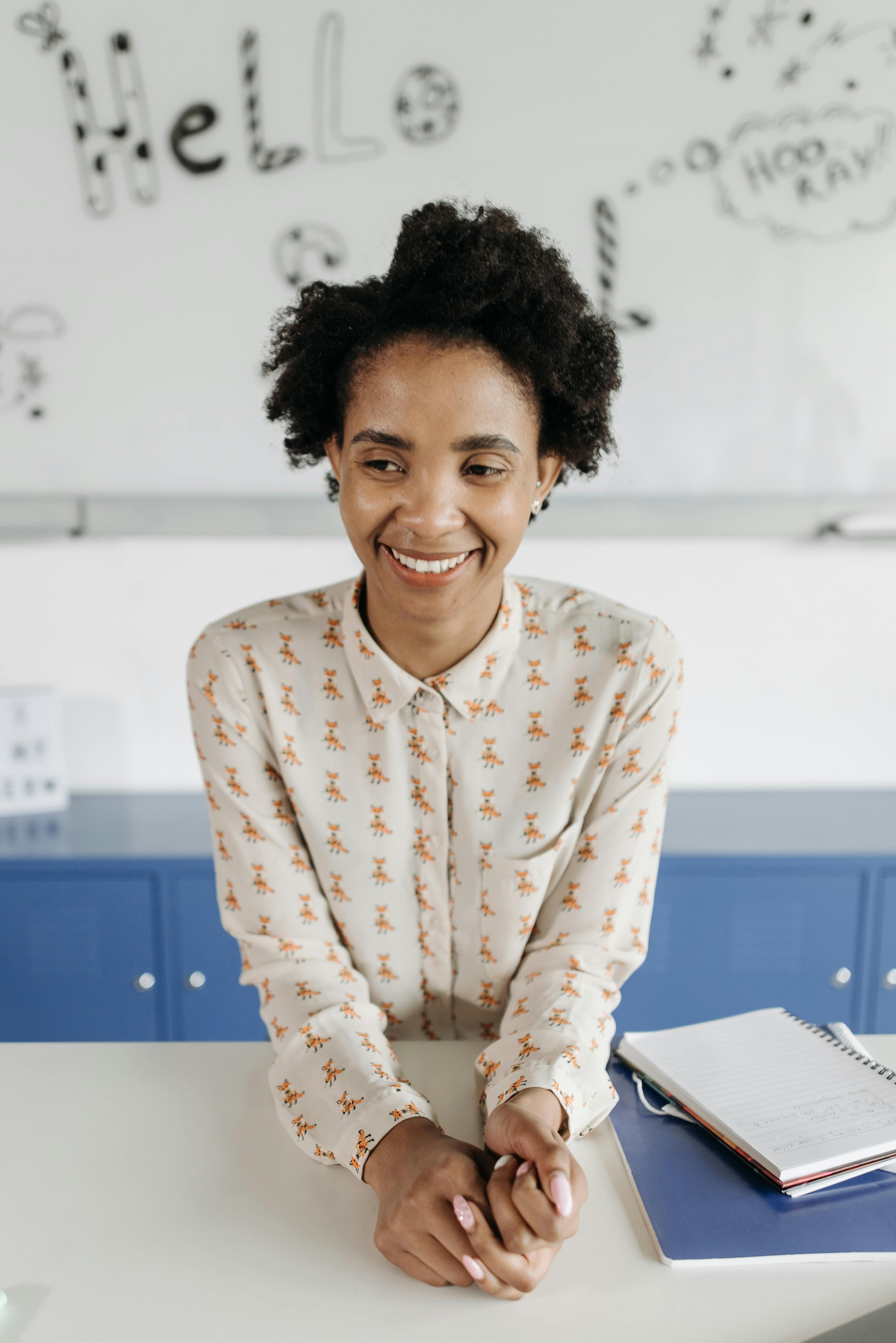 Person learning SEO copywriting using free online resources on a tablet.